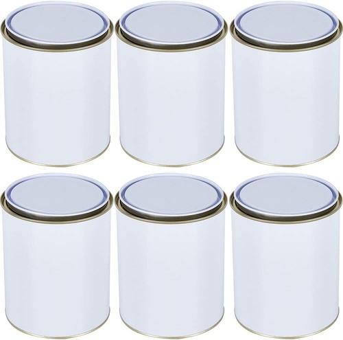 Empty litre metal paint - metal,