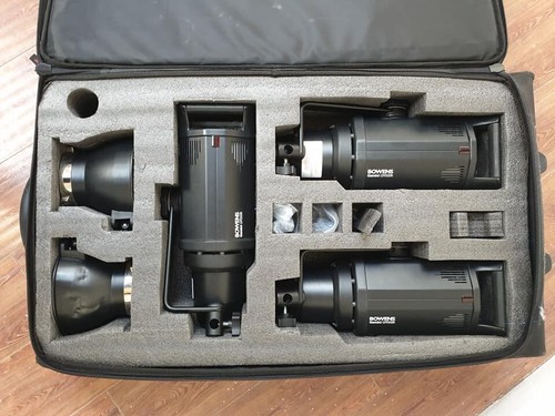 Bowens 3x500w lighting kit - lighting, –