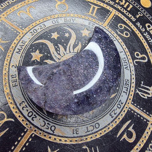 Iolite moon palmstone - moon,