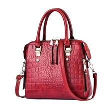 Faux Leather Tote Bag