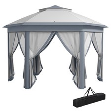 Outsunny 3x4m Hexagon Gazebo
