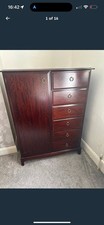 Stag Minstrel Mahogany Gentleman's Wardrobe