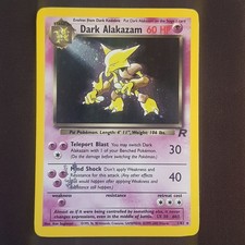 Dark Alakazam 1/82 HOLO Rare