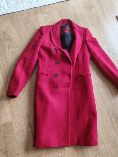 Zara red coat