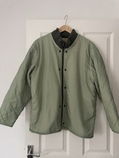 Firetrap Green Quilted Bomber Style Coat Size M
