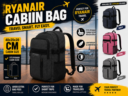 40x25x20cm ryanair approved - ryanair,