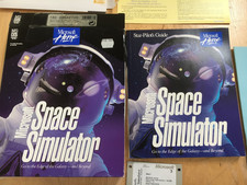 Microsoft Space Simulator MS-DOS, 3x3.5" disks, manual, complete with box etc