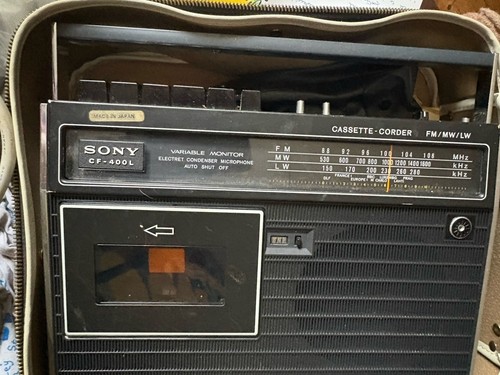 Sony 400l vintage - cf-400l, radio