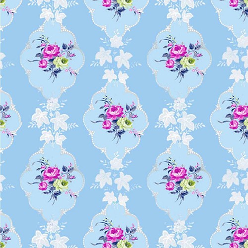 Dolls house wallpaper 12th - house, 1/12th