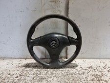Toyota Yaris Steering Wheel & SRS Horn Button 3 Spoke 2002 MK1 XP10 OEM 8414902