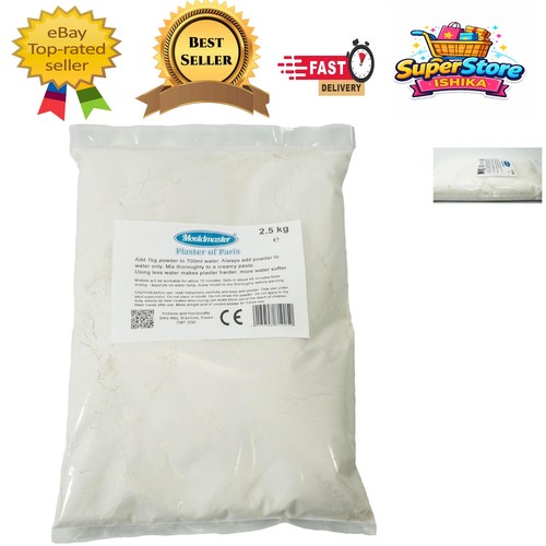 White plaster of paris - white,