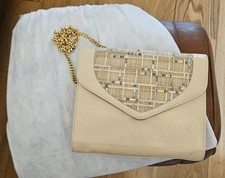 RENATA Vintage Beige Clutch