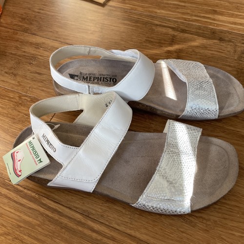 Mephisto white silver - mephisto, patent