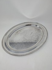 A Heavy Mappin and Webb Silver Plated Plate Platter 50cm X 30cm