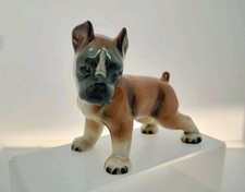 Goebel Boxer Pup Figurine, Western Germany. Early 1970's, 17cm Tall, VGC