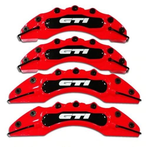 Red performance car disc brake - red,