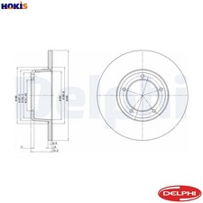 2x BRAKE DISC BG2297 FOR LAND