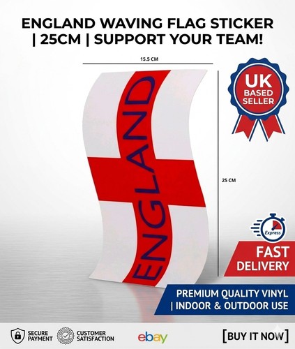 England magnetic car flags - x,