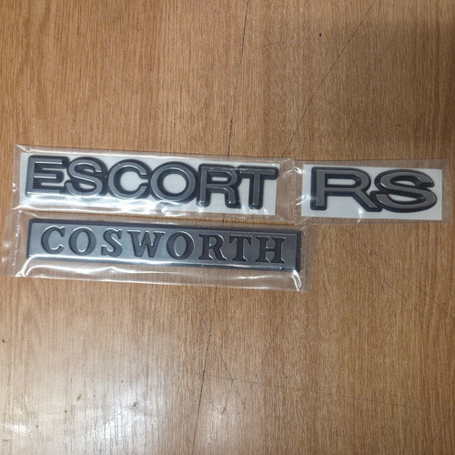 Escort cosworth badge set - escort,