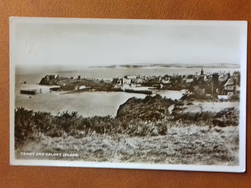 Postcard tenby and caldey - postcard,