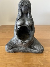 Cast Resin Goddess Statue Wiccan Altarpiece Pagan Decor