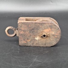 Antique Farm Pulley Primitive