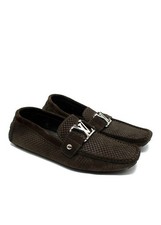 Louis Vuitton Khaki Suede