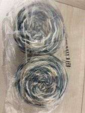 So crafty BLUE Aran mix