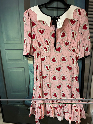 Cath kidston pink heart print - cath,