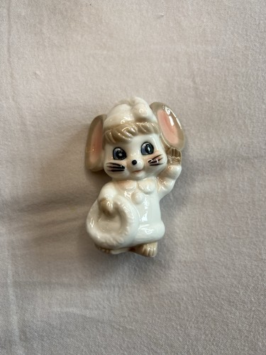 Vintage kitsch ceramic mouse - ceramic,