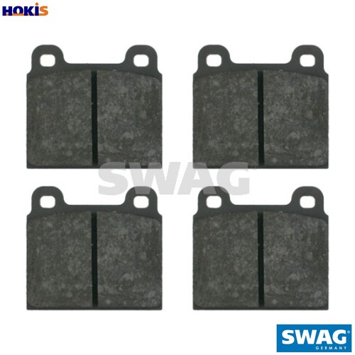 Brake pad set - pad, 91