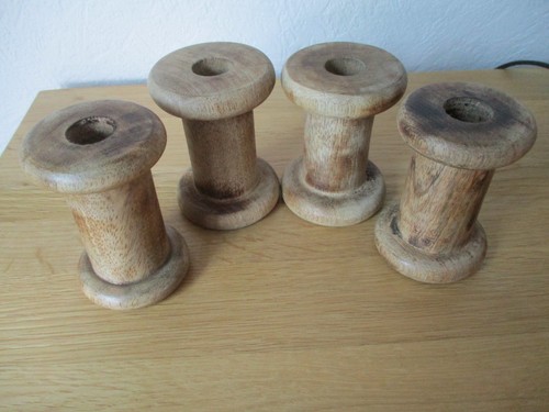Wooden spools empty - spools,