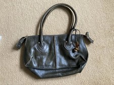 Hidesign Olive Green Leather Handbag