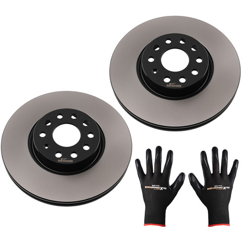 New front vented brake discs - front,
