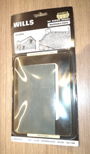 WILLS ROOF SLATES SHEETS X 4 IN GREY SM MP 203 OO GAUGE SUIT HORNBY ETC