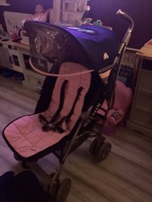 Maclaren Techno XLR Stroller - Medievel Navy & Blush Pink