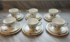 Vintage Duchess Bone China Tea Trio Set 18 Piece Vgc.