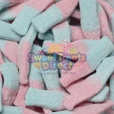 Jumbo Fizzy Bubblegum Cola Bottles Giant Pink and Blue Bottles Pick n Mix Sweets
