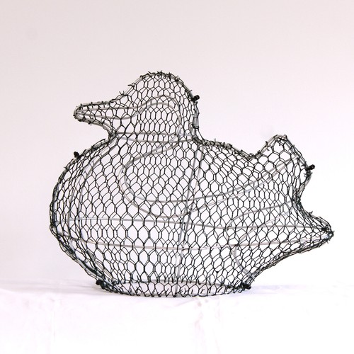 Topiary duck frame large - duck,