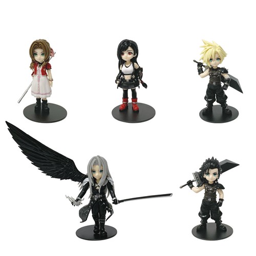 Ff7 rebirth chibi figures set - ff7,