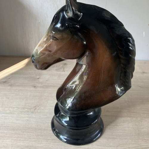 Vintage ceramic horse head - vintage,