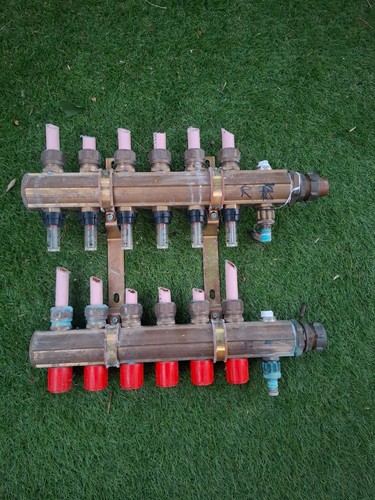 Manifold underfloor heating