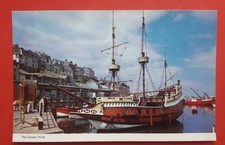 GOLDEN HIND ship - modern postcard
