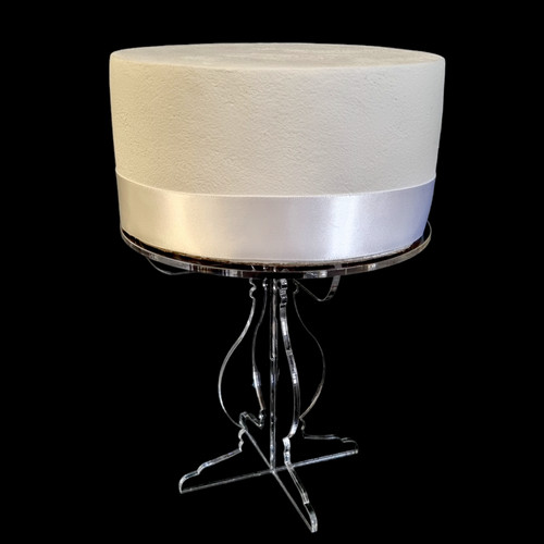 Single tier round - cake, stand