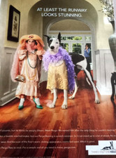 2009 print ad -Pergo floors cute little girl Great Dane dog dress-up Advertising