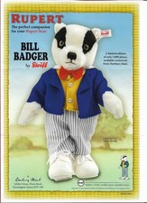 Steiff Soft Toys - Bill Badger