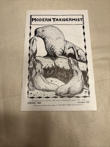 Vintage modern taxidermist - vintage,