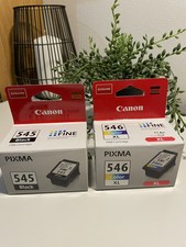 Genuine Canon PIXMA 545 Black XL & 546 Color XL - 2 Cartridge Bundle - BNWT