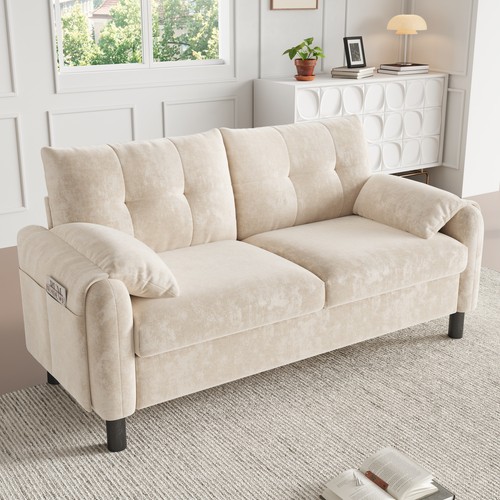 Seater chenille fabric sofa - 2,