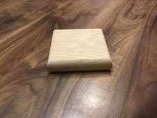 Single Square Oak Newel Cap